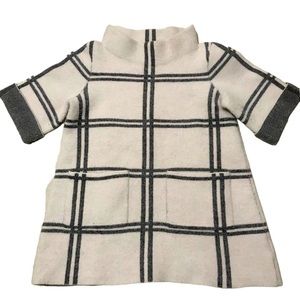 ANTHROPOLOGIE Moth high neck neck wool blend sweater top